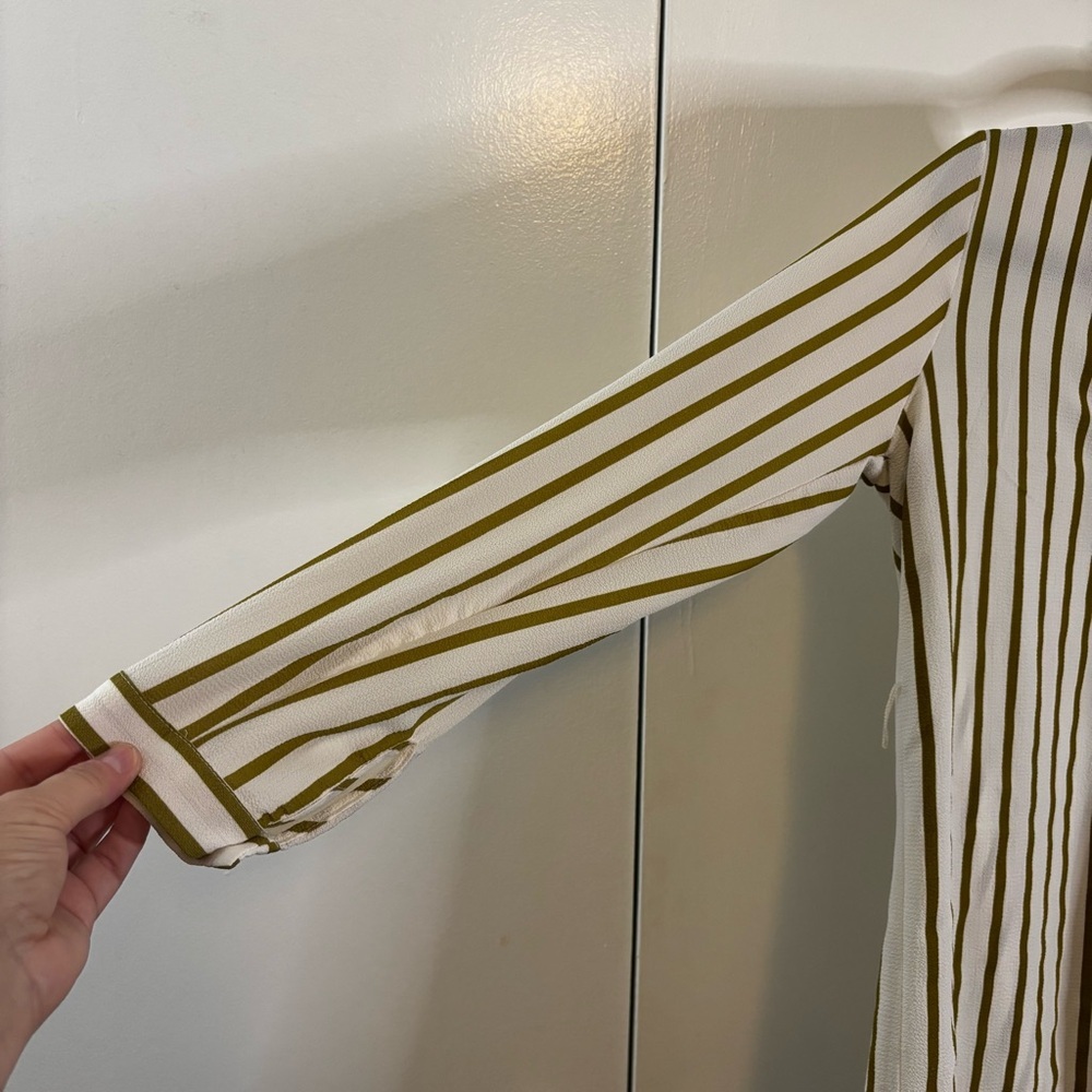 Forever 21 Green and White Striped Dress - Picture 5 of 11